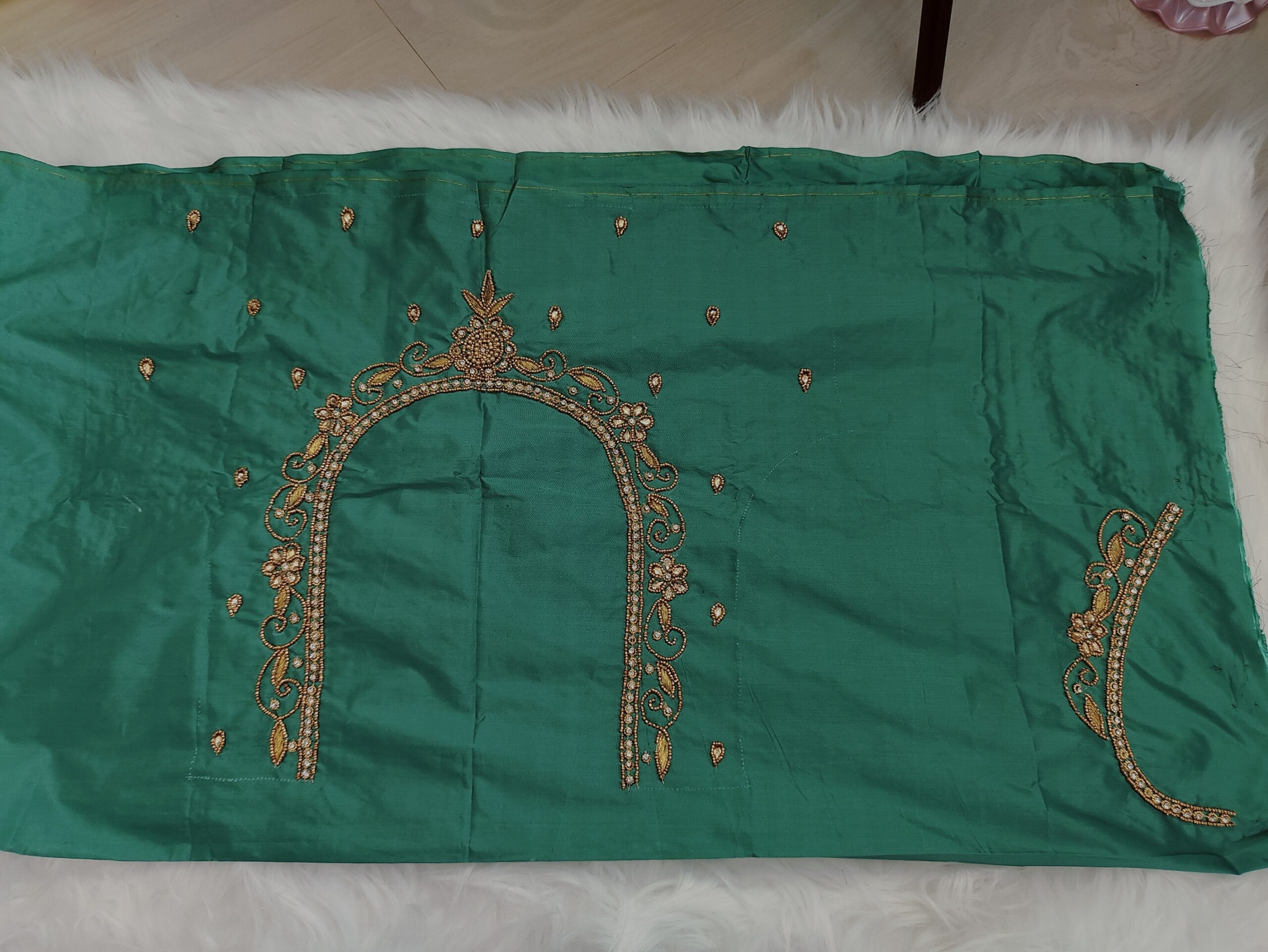 Q - 21 51 Hand Work Aari Blouse with premium quality and unbelievable price - Image 2